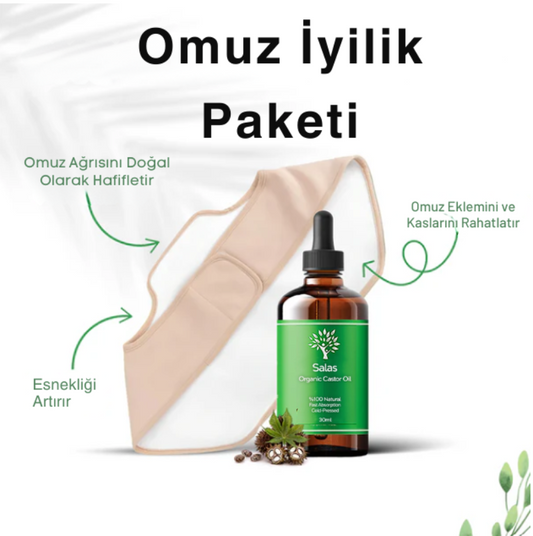 Salas Omuz İyilik Paketi (Omuz Sargısı ve Hint Yağı)