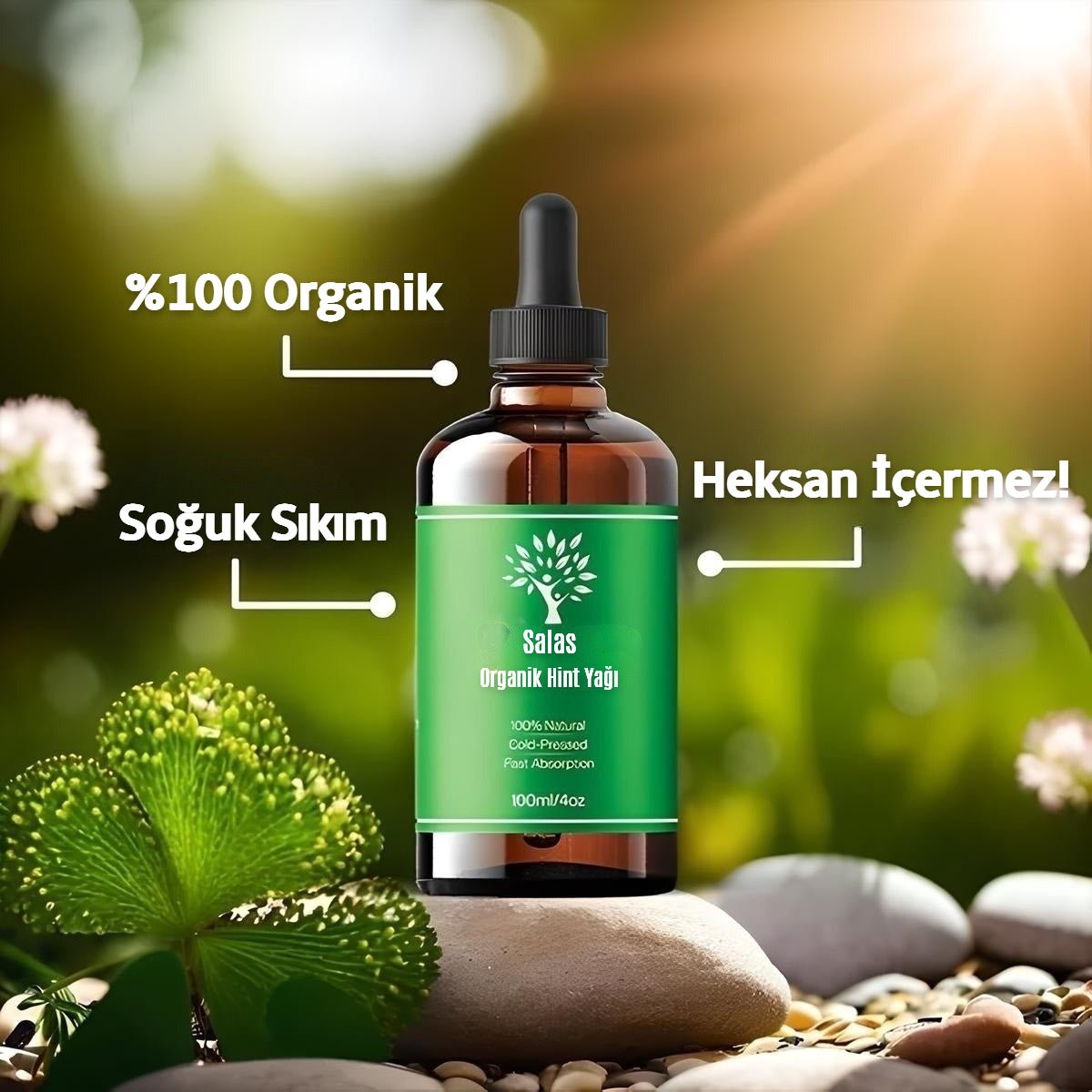 Saf Hint Yağı (30 ml) - Salas